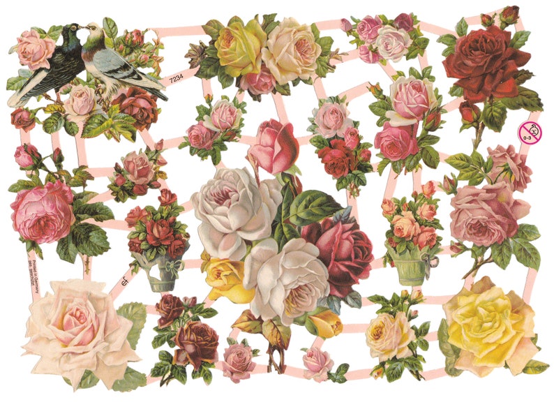 Die Cut Paper Scraps - Flowers | 21 image 0