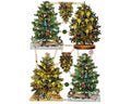 German Paper Scraps Large Christmas Trees | 184 image 0