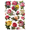 Vintage Lithography Sheet Flowers | 85 image 0