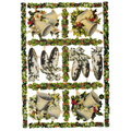 Paper Scraps | Die Cut | Lithograph Vintage Style Sheet #107