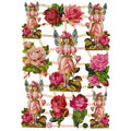 Vintage Lithography Sheet Flowers | 132 image 0