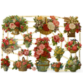 Paper Scraps | Die Cut | Lithograph Vintage Style Sheet #171