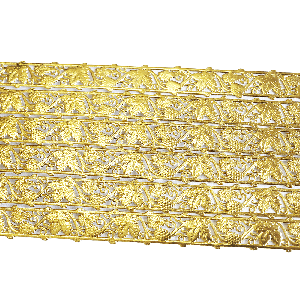 Dresdner Ornaments - 6 Grapevine Borders Gold | DO05 image 1