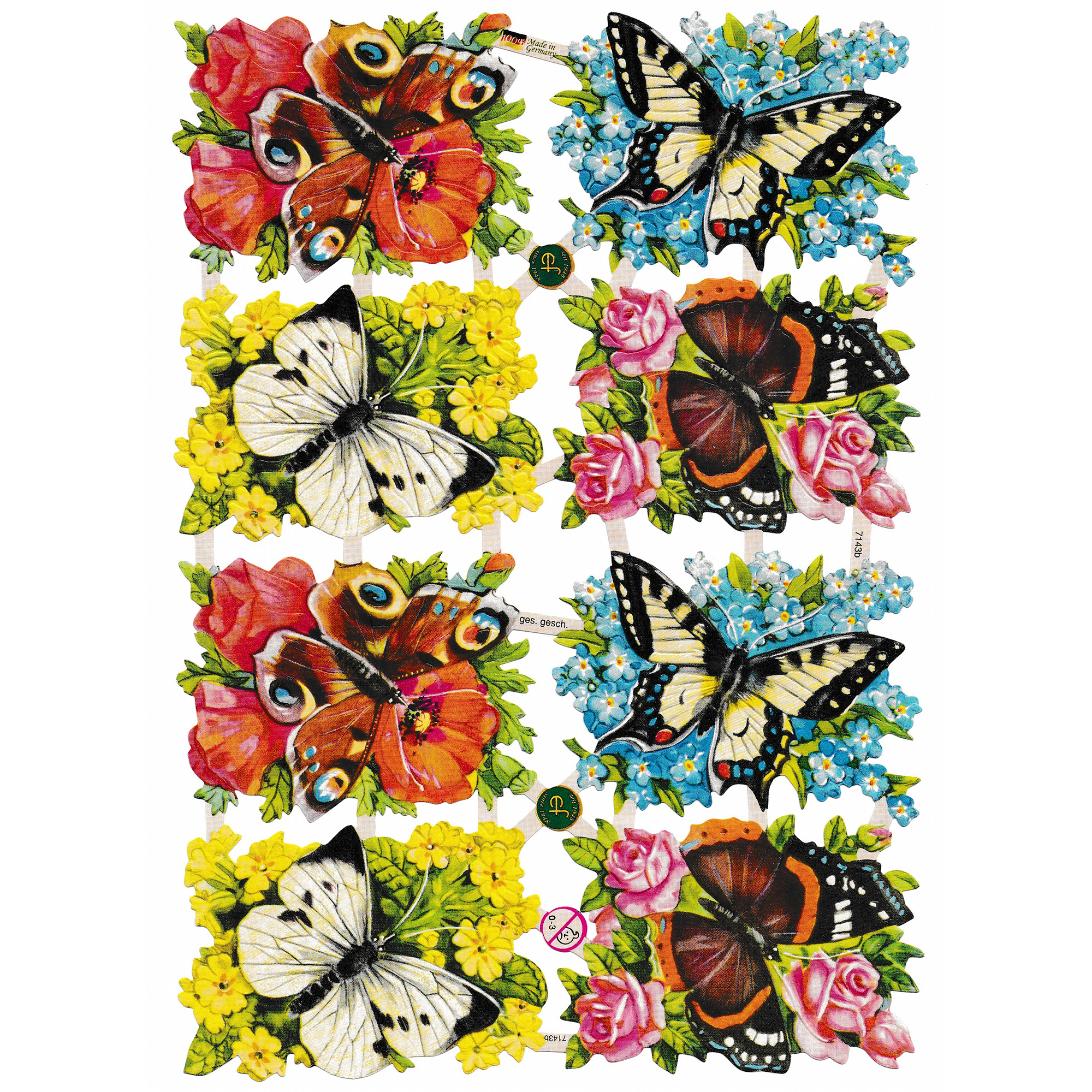 Vintage Lithography Butterflies | 124 image 0