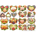 Paper Scraps | Die Cut | Lithograph Vintage Style Sheet  #240