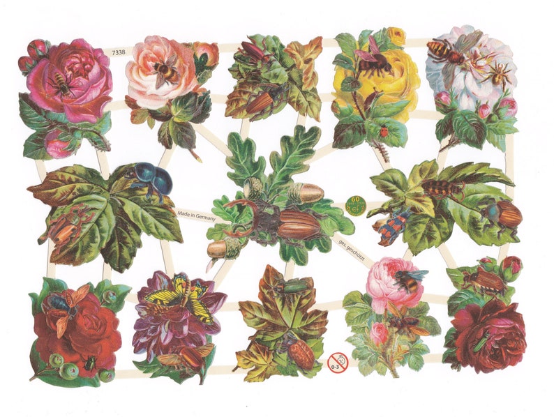 Vintage Lithography Flowers | 161 image 0