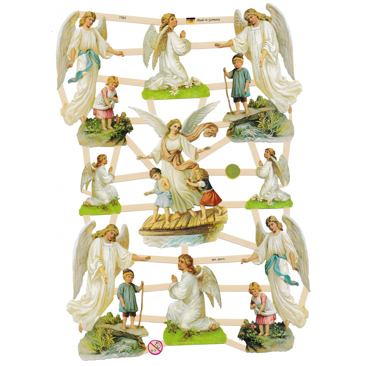 Die Cut Paper Scraps - Angels | 61 image 0