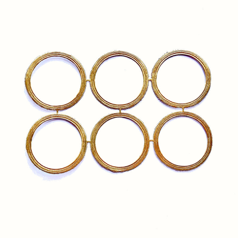 Dresden Ornaments - 6 Round Frames image 0