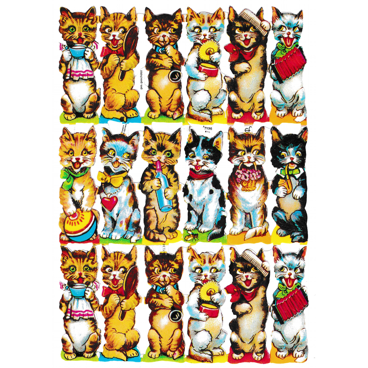 Die Cut Paper Scraps - Cats | 10 image 0