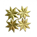 Dresden Ornaments - 4 Large Stars image 0