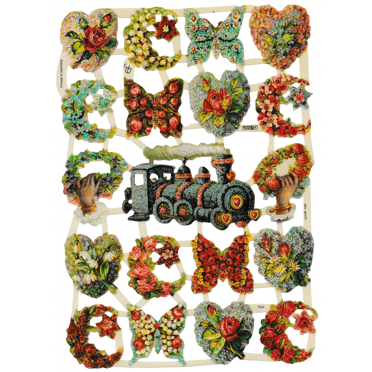 Die Cut Paper Scraps - Victorian Flowers | 26 image 0