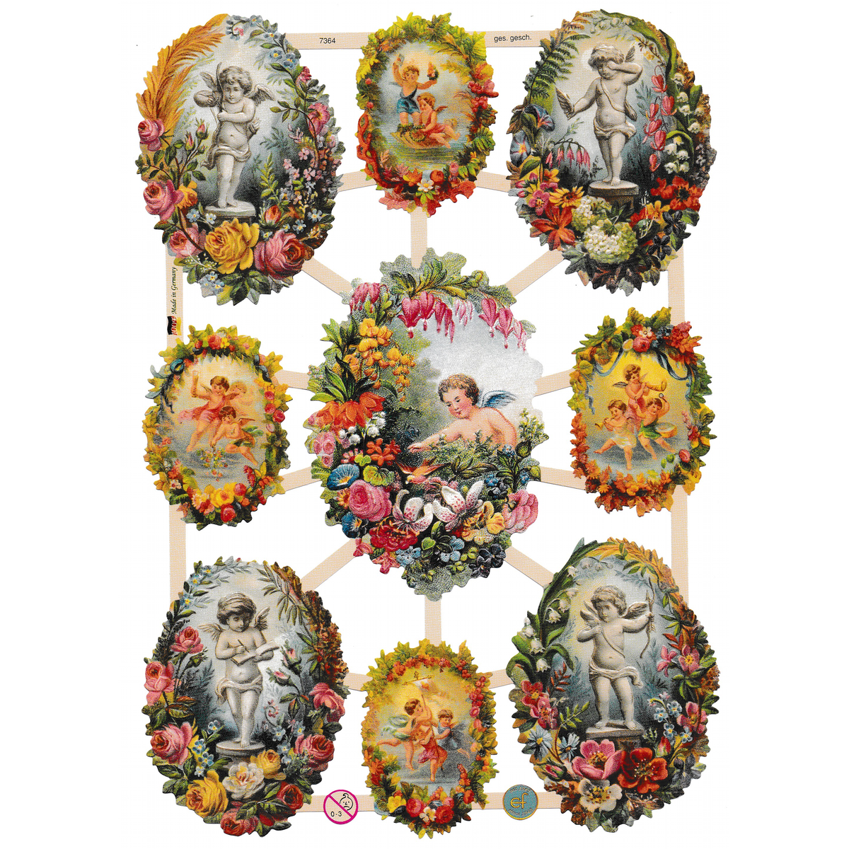 Die Cut Paper Scraps - Victorian Flowers | 31 image 0