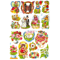 Paper Scraps | Die Cut | Lithograph Vintage Style Sheet  #313