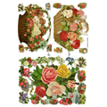 Paper Scraps | Die Cut | Lithograph Vintage Style Sheet  #318