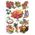 Paper Scraps | Die Cut | Lithograph Vintage Style Sheet  #327
