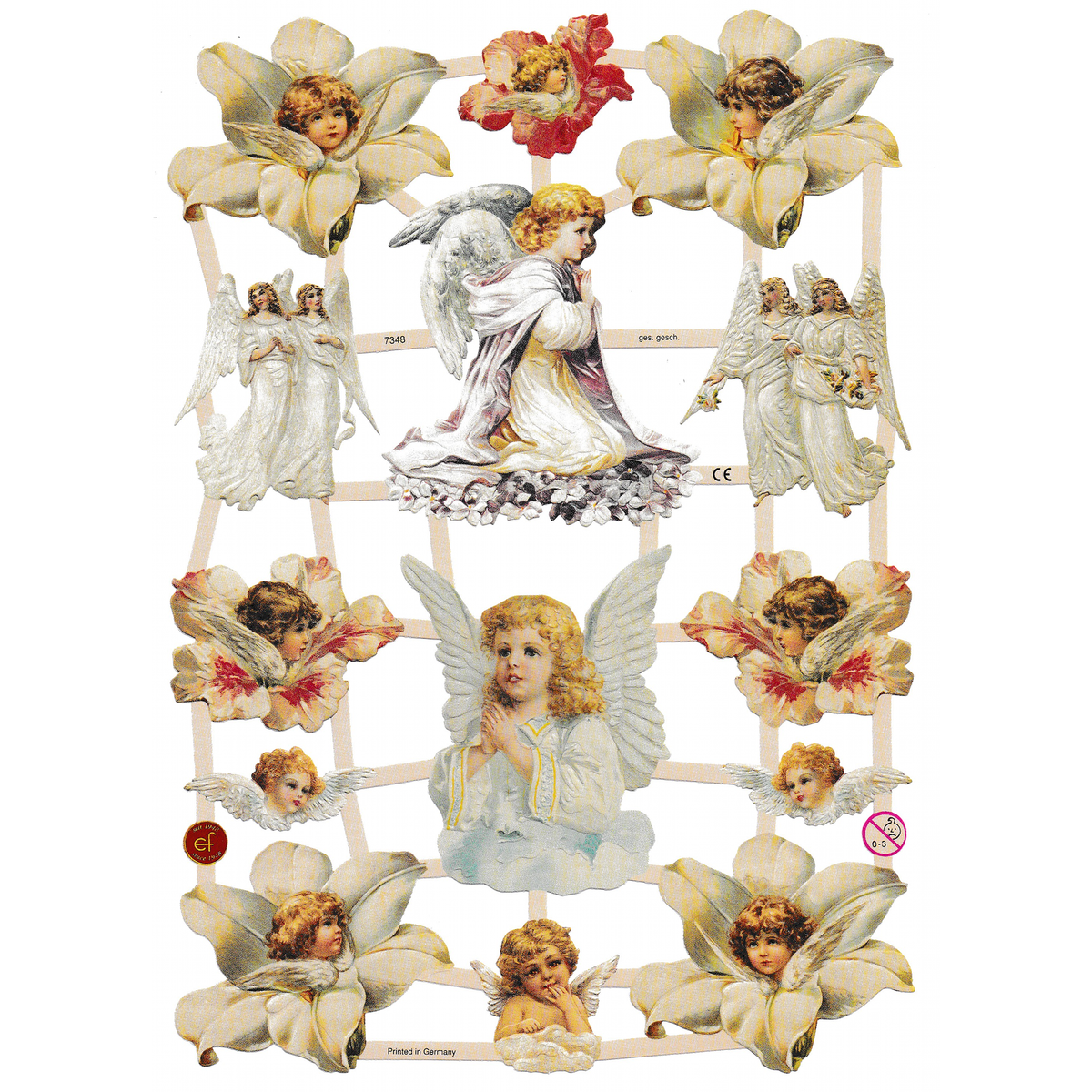 Die Cut Paper Scraps - Angels | 62 image 0