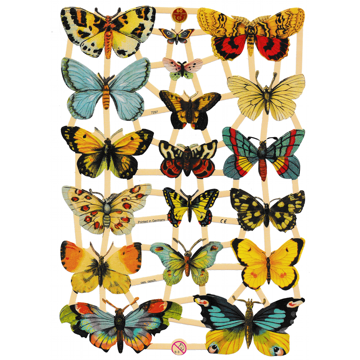 Die Cut Paper Scraps - Butterflies | 3 image 0