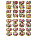 Vintage Lithography Sheet Flowers | 102 image 0