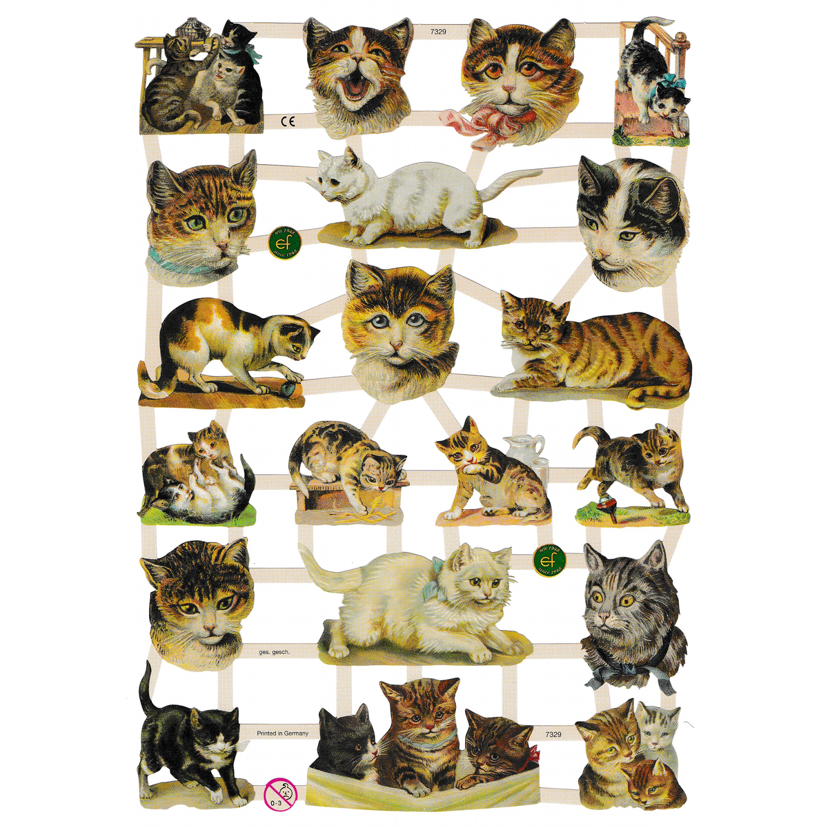 Die Cut Paper Scraps - Cats | 9 image 0