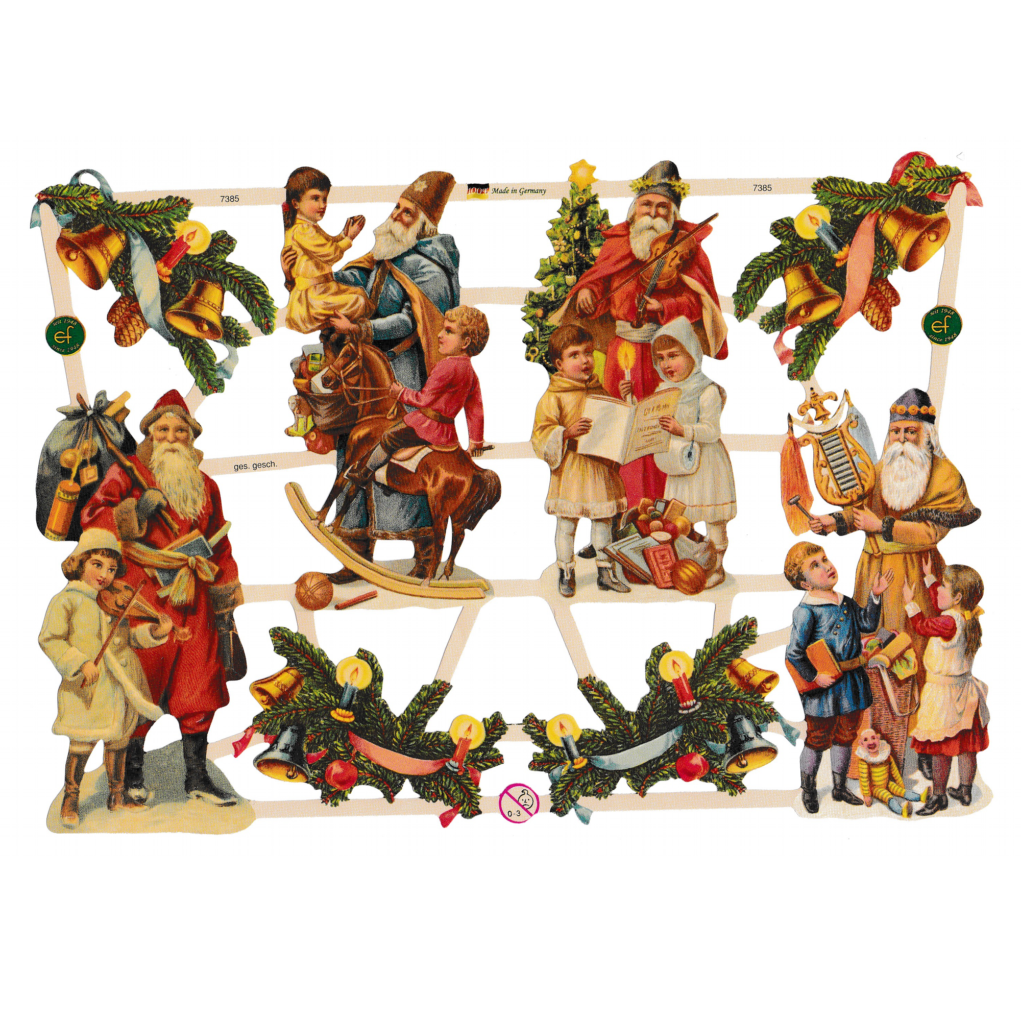 Vintage Lithography Sheet Christmas | 115 image 0