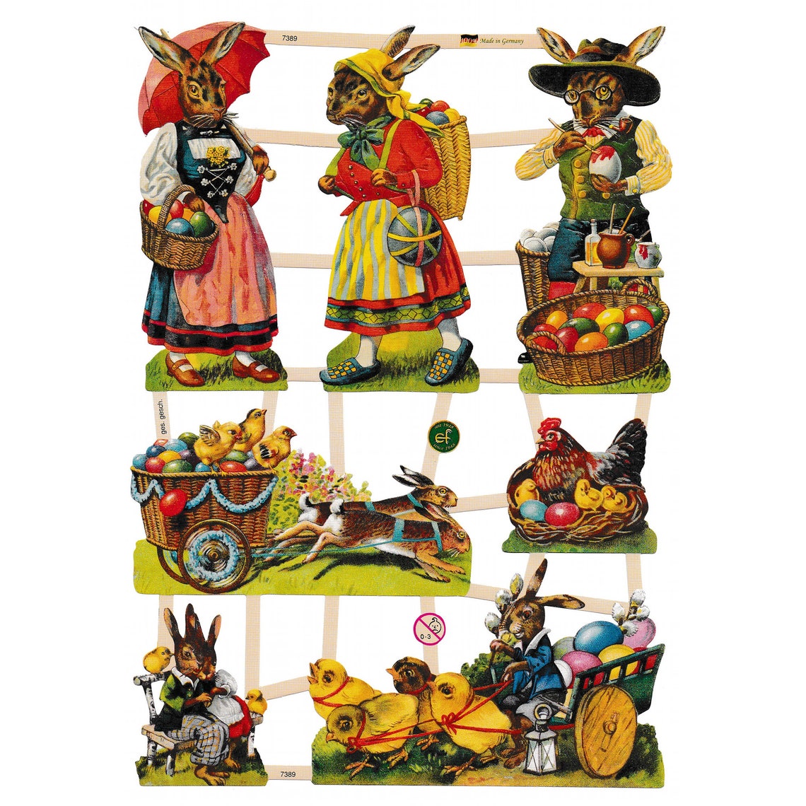 Vintage Lithography Sheet Easter | 129 image 0