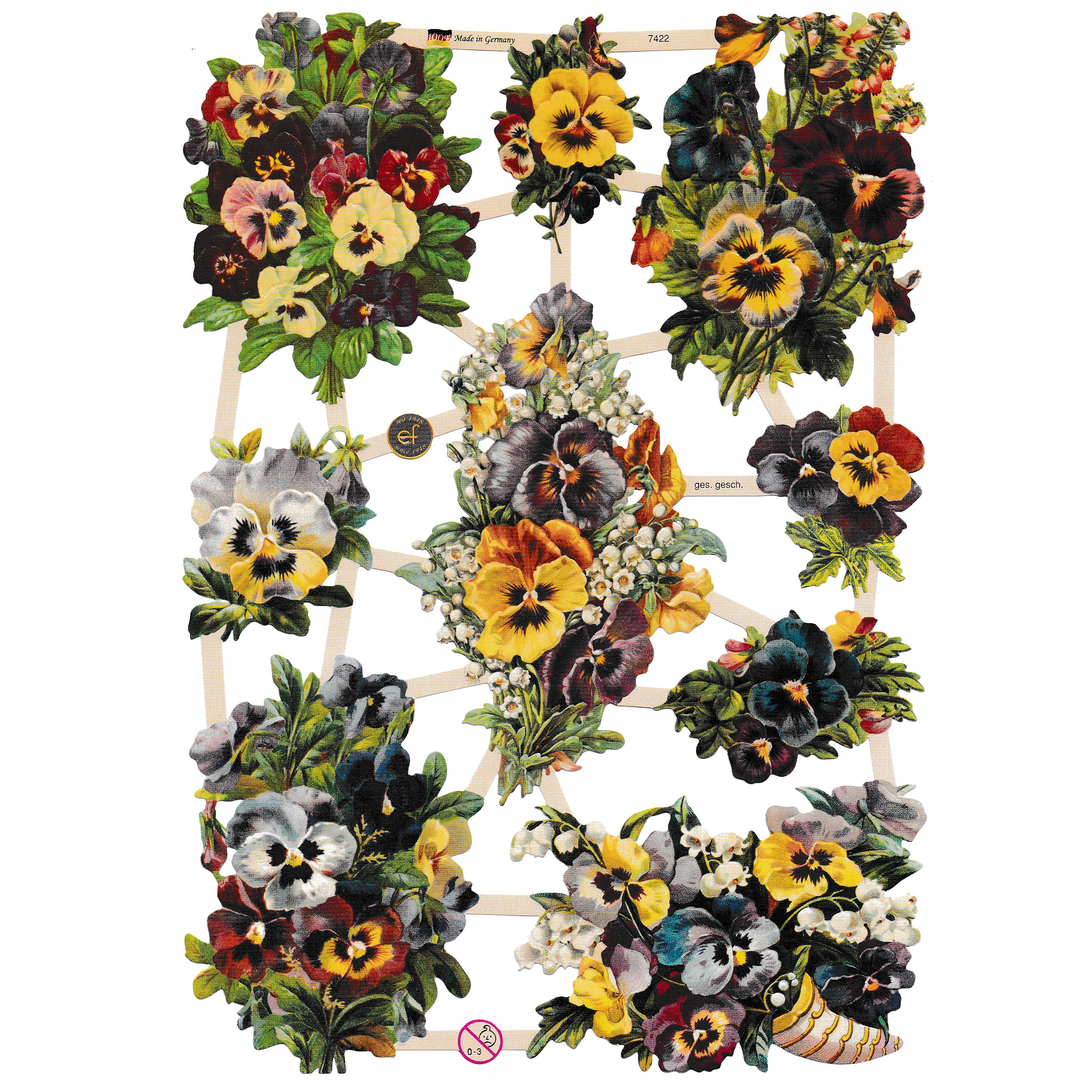 Die Cut Paper Scraps - Flowers | 18 image 0