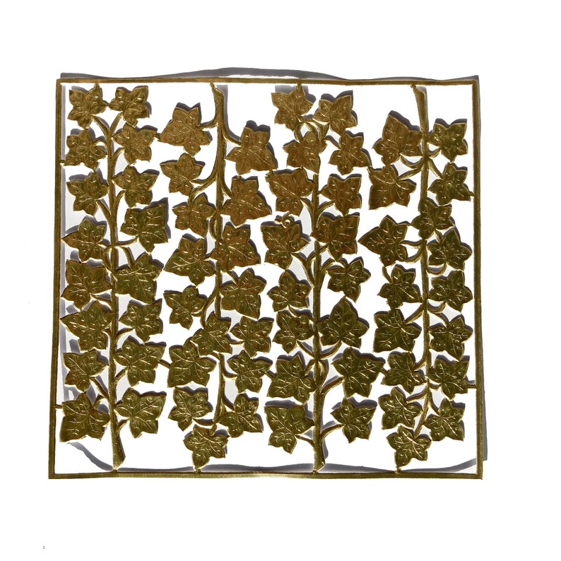 Dresden Ornaments - Ivy gold image 0