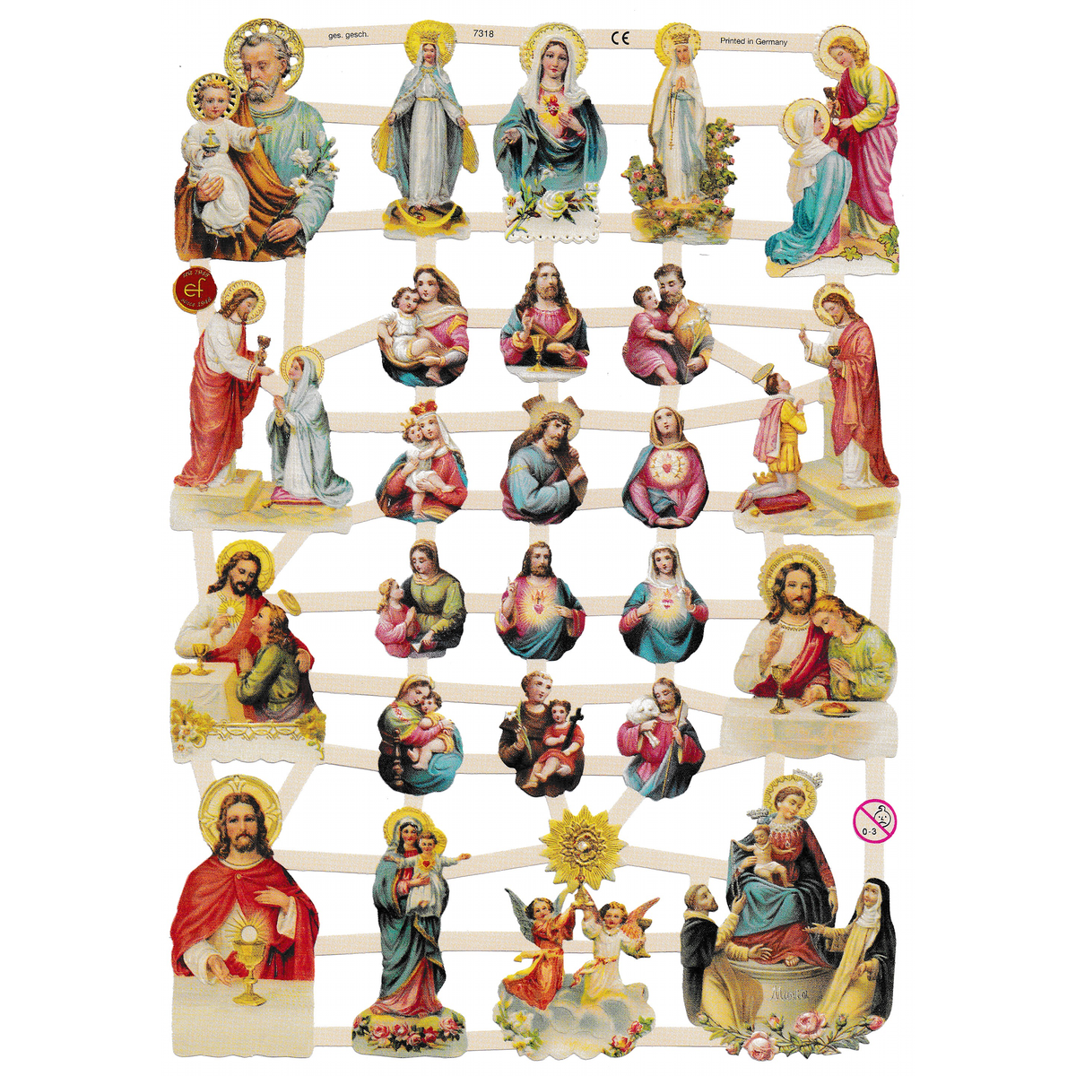 Die Cut Paper Scraps – Saints | 68 image 0