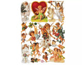 Paper Scraps | Die Cut | Lithograph Vintage Style Sheet #70