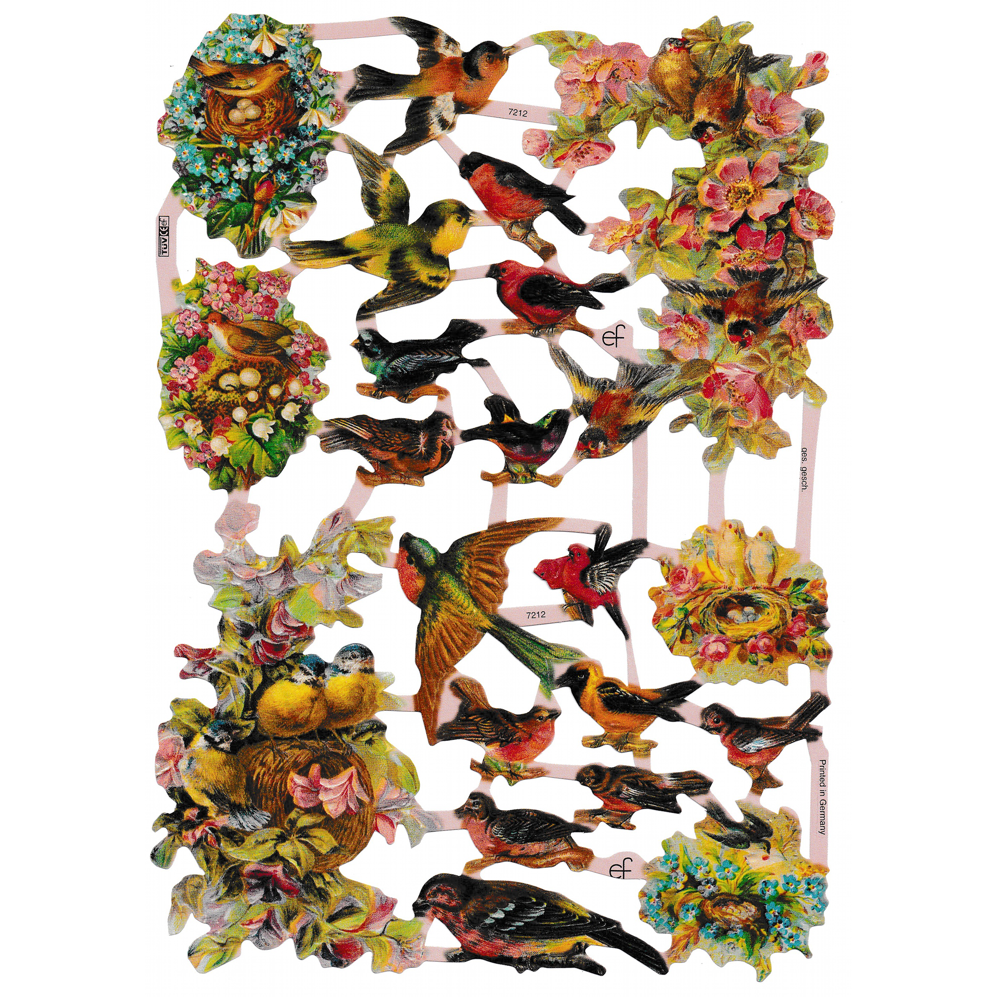 Die Cut Paper Scraps - Birds | 14 image 0