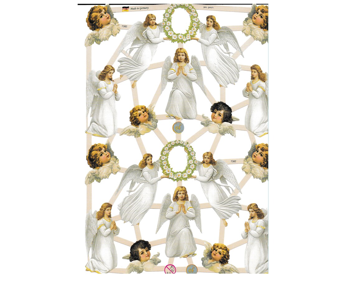 Die Cut Paper Scraps - Angels | 60 image 0