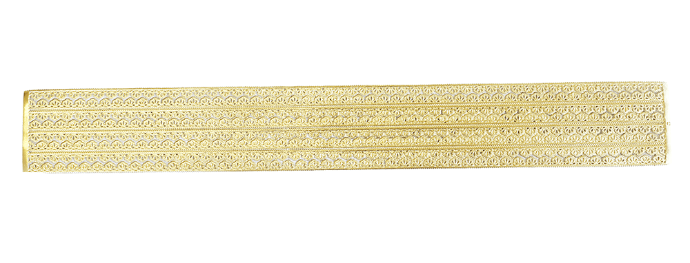 Dresdner Ornaments -8 Flower Trims Gold | DO11 image 1