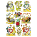 Vintage Lithography Sheet Flowers | 101 image 0