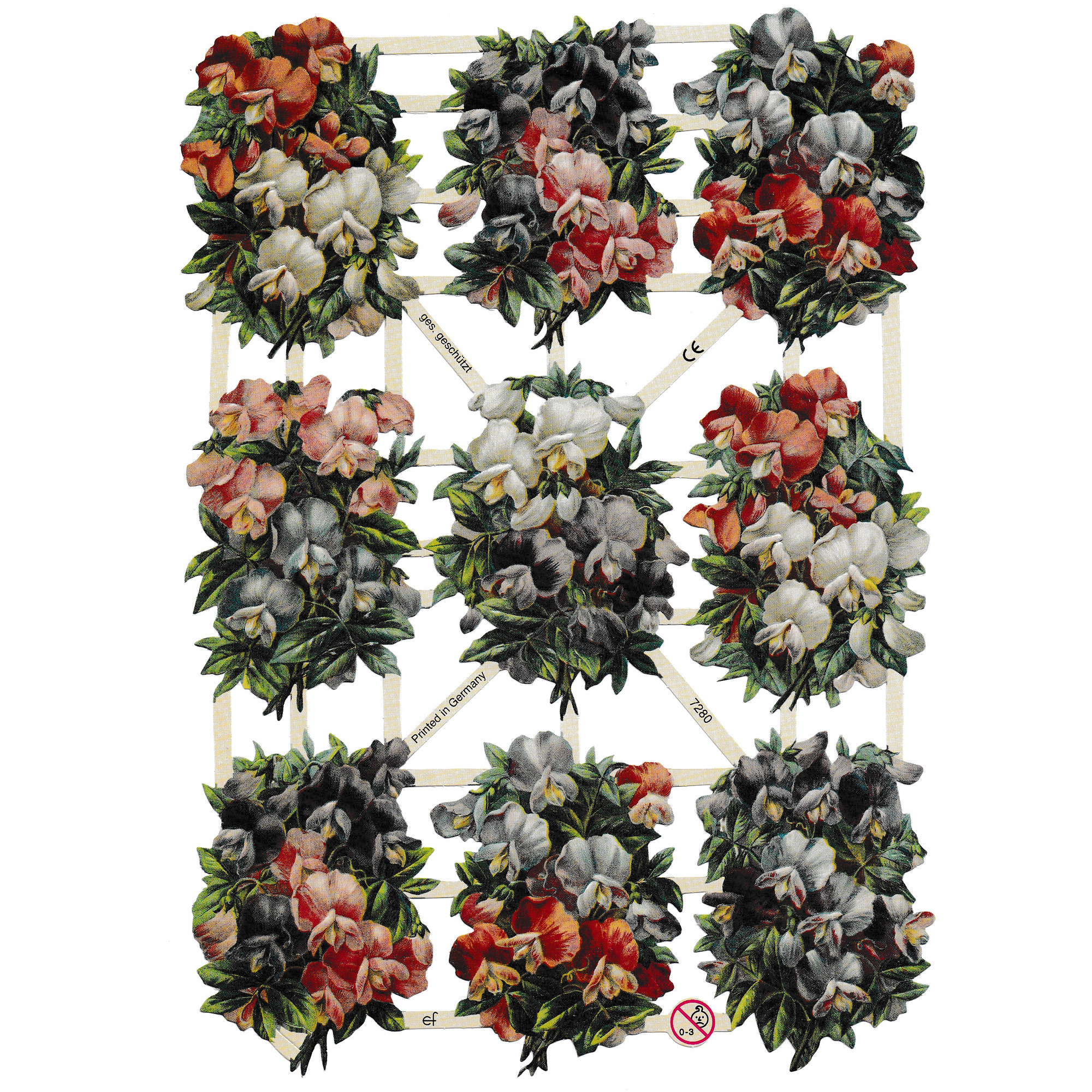 Vintage Lithography Flowers | 80 image 0