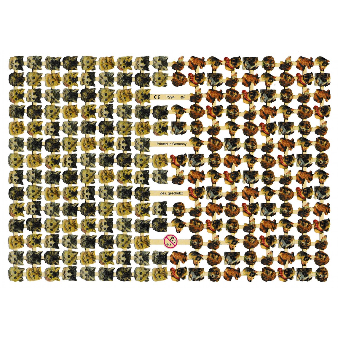 Vintage Lithography Special Edition Miniature Cats and Dogs | 209 image 0