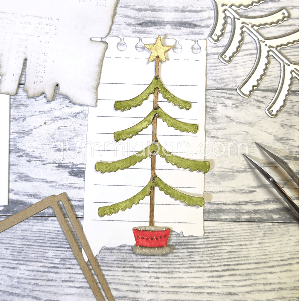 Gummiapan - Christmas Tree with Star