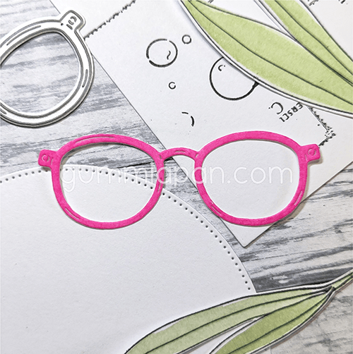 Gummiapan - Round Glasses