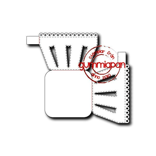 Gummiapan - Paper Basket Die