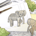 Gummiapan - Elephant