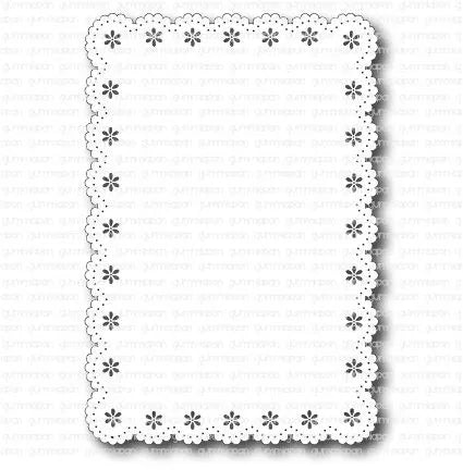 Gummiapan - Flower Scallop Rectangle