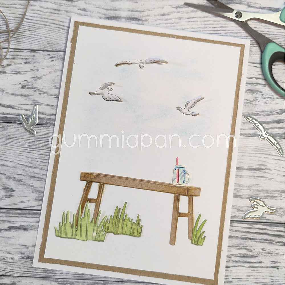 Gummiapan - Birds, partially cut