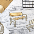 Gummiapan - Park Bench