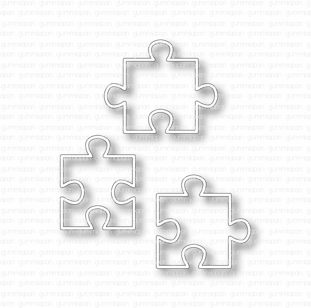 Gummiapan - Puzzle Pieces Outlines