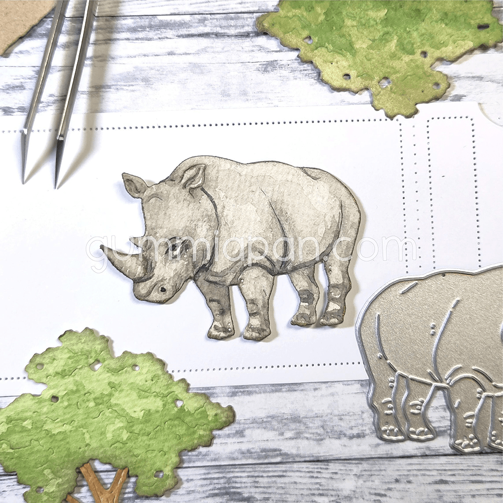 Gummiapan - Rhinoceros