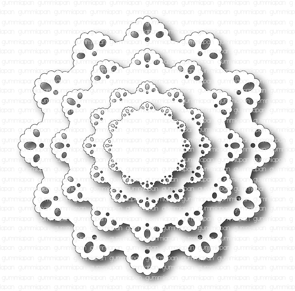 Gummiapan - Set of Doilies