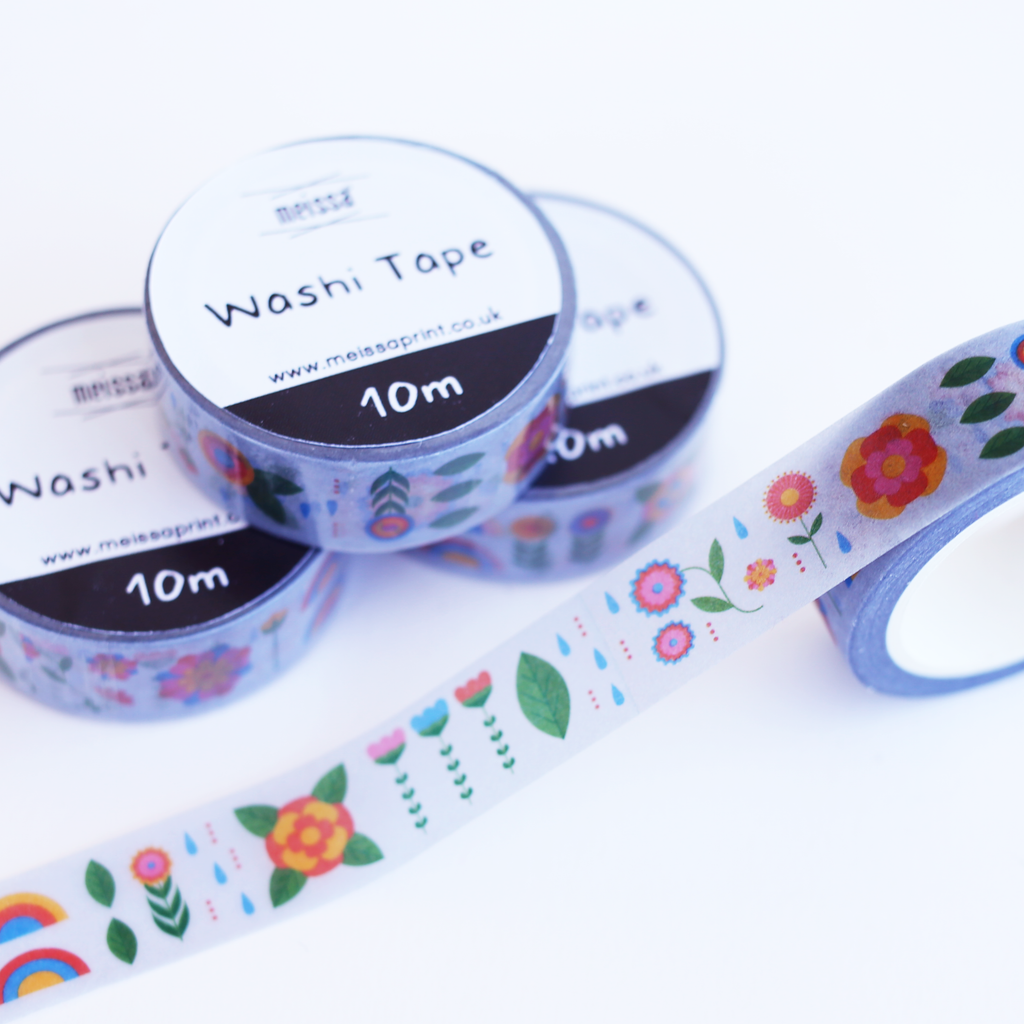 Washi Tape - Rain