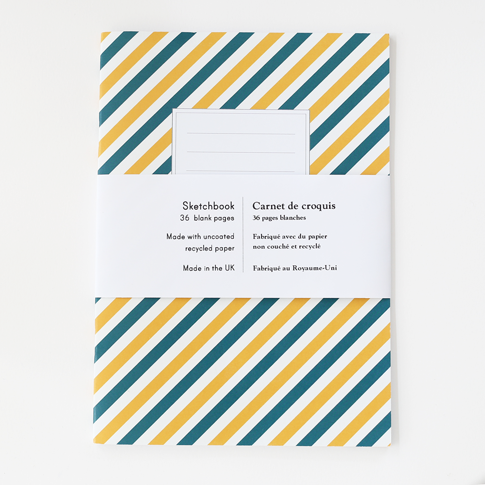 Sketchbook | Stripes Green Yellow