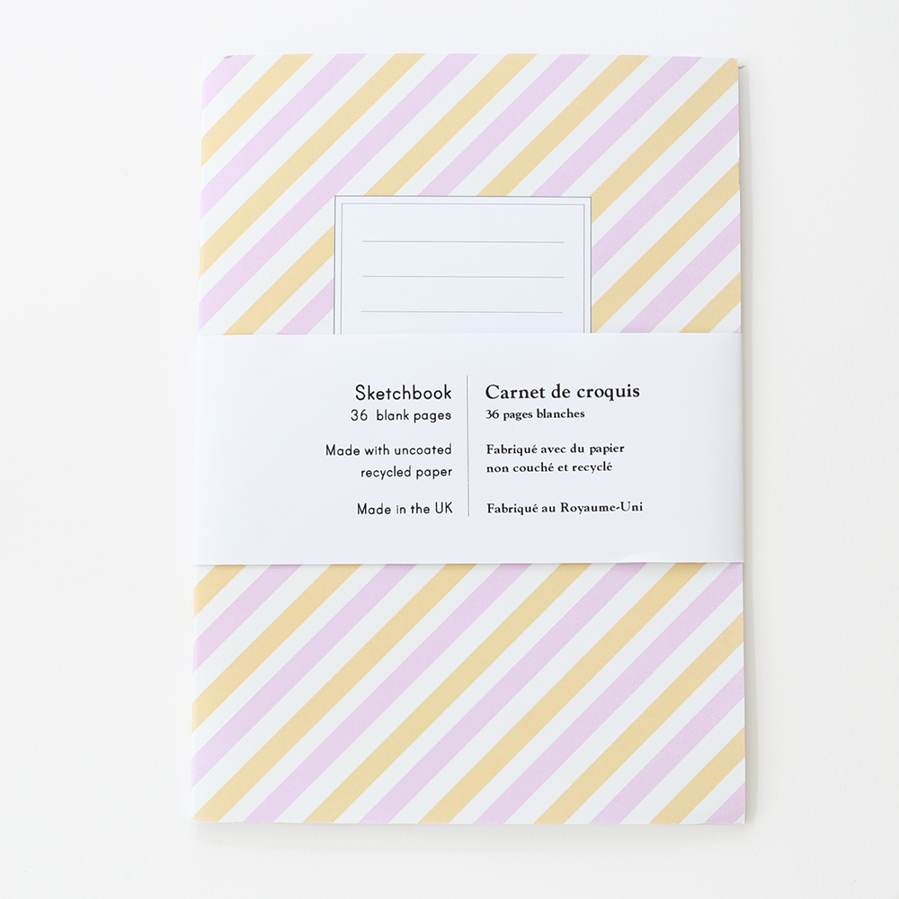 Sketchbook | Stripes Orange Purple