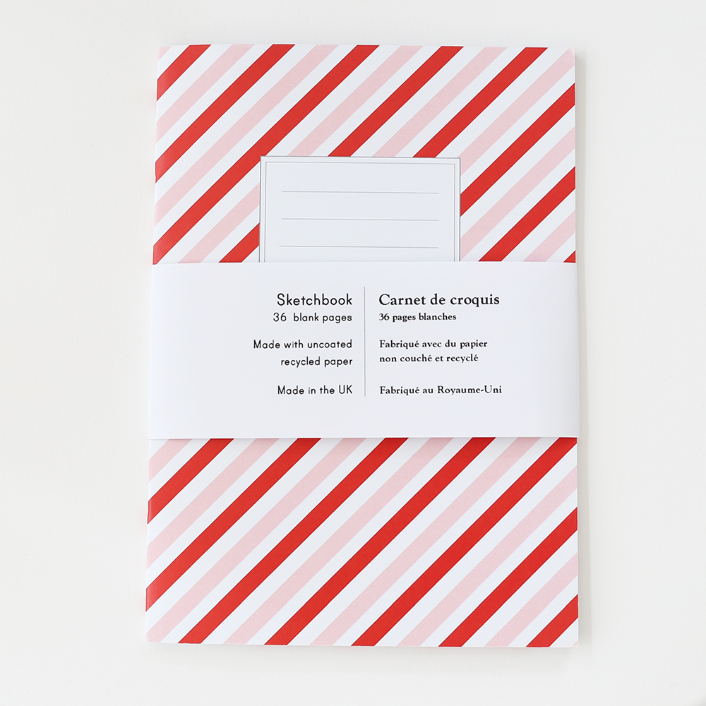 Sketchbook | Stripes Pink Red
