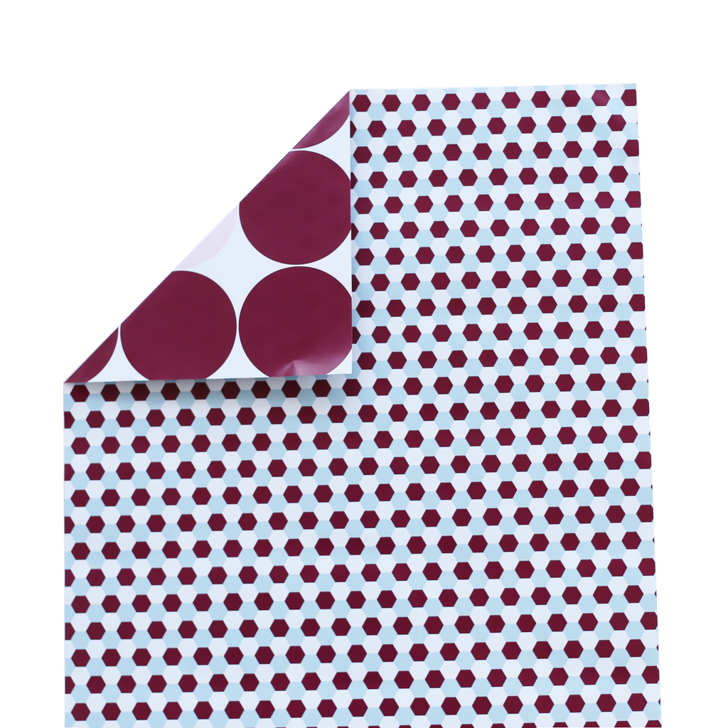 A3 Double Sided Paper – Hexagons and Circles